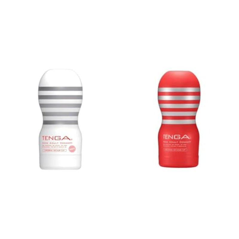 TENGA TOC-201S & TOC-201 Original Pre-Lubricated Male Masturbator Vacuum Cups with Powerful Suction