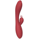 Red Rabbit Vibrator Double Headed Sex Toys For Women, G Spot Clitoral Vibrator Wand, Waterproof & Rechargeable Realistic Silicone Dildo Vibrator- With 10 Powerful Vibrations Adult Sex Toy