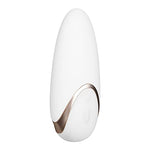 Lay-On Vibrator - Discreet Clitoral Stimulator, 7 Vibration Programs - Skin-Friendly Silicone, Battery Operated