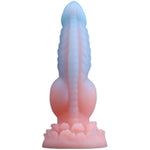 Luminous Fantasy Dildo, Silicone Anal Monster Dildo, Huge Thick Long Realistic Dragon Dildo, Giant Soft Suction For Women, Flexible Big Strap-On For Anal G-Spot Play (Luminous A)