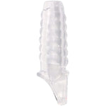 Reusable Sleeves 2119 Girth For Men Extender Enlarger Extension Enhancer Ball Stretch Sleeve Girth Best Gift-(Lw) (Transparent/W)