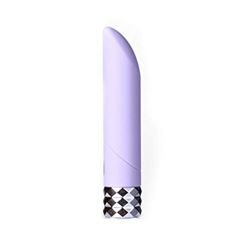 Purple Crystal Gem Supercharged Bullet Vibrator for Intimate Pleasure