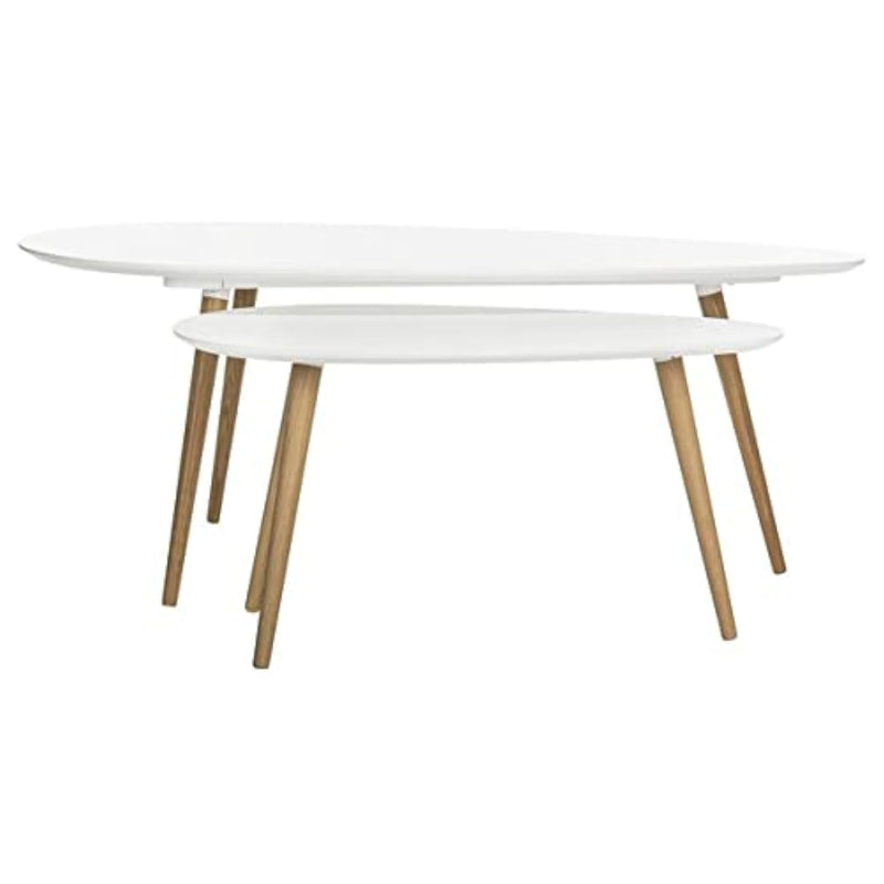 Home Collection Saffron White And Natural Coffee Table