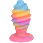 3.97In Luminous Butt Plug Silicone Anal Plug Prostate Massager Big Butt Plug Wearable Giant Anal Fantasy Toy, Butt Plug Anal Stretcher Trainer For Advanced Men Women Couple Gay?Colorful?