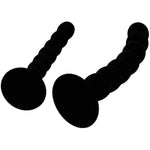 Anal Beads Butt Plug With Strong Suction Cup, Silicone Prostate Massager Adult Sex Toys (8.3 Inches)