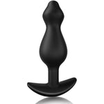 Anal Plug, Silicone Anal Beads Butt Plug For Comfortable Long-Term Wear Prostate Massager Sex Toy With Narrow Flared Base & Long Neck For Men Women (M)