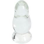 5.4" Large Rocket Glass Anal Dildo Big Crystal Butt Plug Anal Trainer Butt Expander Toy For Women Men Masturbation
