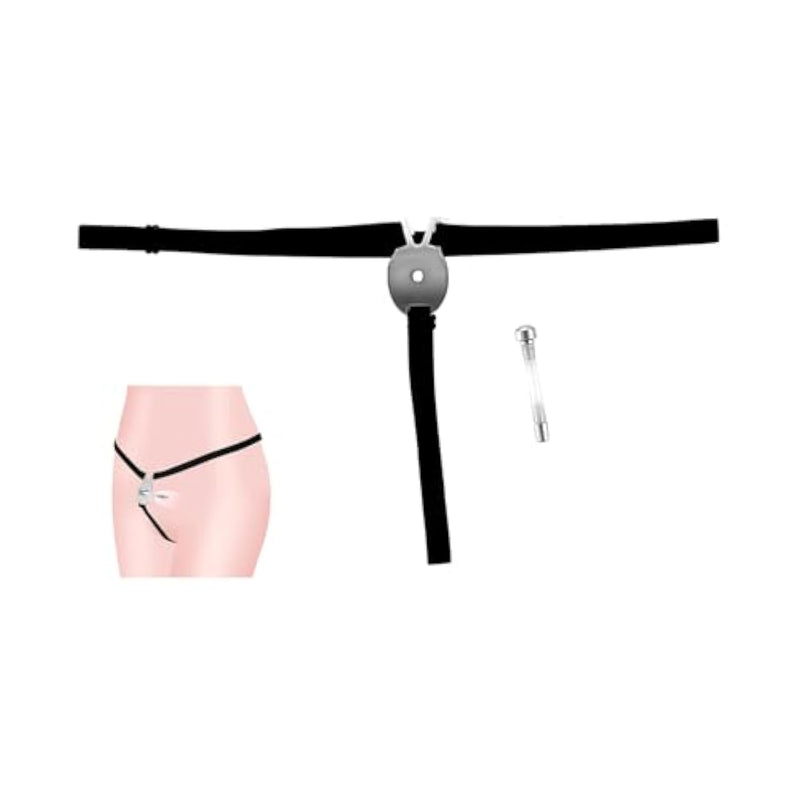 Wearable Penis Plug Sex Toys - Catheters & Sounds, Anti-Fallout Metal Penis Dilators Urethral Sounds Chastity Devices (Round)