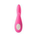 Neon Pink Leah Silicone Rabbit Massager for Women, 7.5 Inch Rechargeable