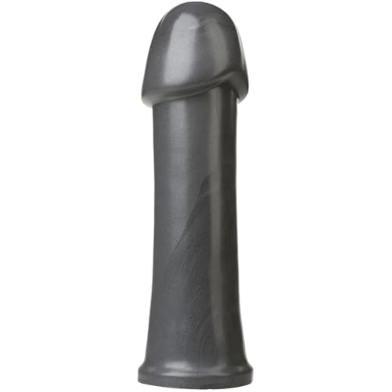 Doc Johnson American Bombshell - B-10 Torpedo - Vac-U-Lock Compatible Dildo - for Adults Only, Gunmetal Grey