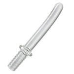 Anal Butt Plug Glass Anal Trainer Samurai Sword Clear Chrystal Pleasure Wand Anal Stimulation Adult Sex Toy For Men Women Couples Masturbation (M)