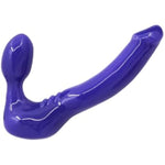 Classic Silicone Strapless Strap-On, Harness-Free Double Dildo (Without Vibrator) Size: 6 X 1.5 Inches In Violet.