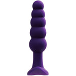 Plug Anal Vibrator, Rechargeable Waterproof Prostate Vibe, Adult Sex Toy, Easy Insertion Round Tip (Purple)