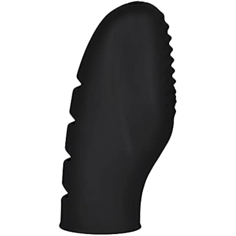 Grooved Finger Vibrator - Intense Vibration For Stimulation Of The Clitoris And Erogenous Areas - Battery Operated