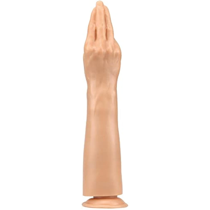 Huge Realistic Hand Dildo Real Female Sex Toy, Rubber Fist Dildo Smooth Anal Plug With Suction Cup For Women, Extra Large Butt Plug Adult Sex Toy (L)