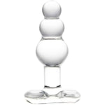 Glass Anal Beads Butt Plug Prostate Massager P-Spot Stimulation Anal Trainer Sex Toys For Men Women Masturbation