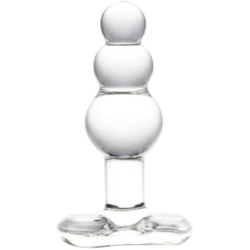 Glass Anal Beads Butt Plug Prostate Massager P-Spot Stimulation Anal Trainer Sex Toys For Men Women Masturbation