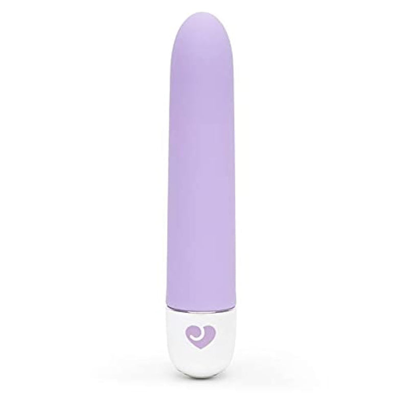 Purple Glow 10 Function Mini Classic Vibrator - Silicone - Beginners Friendly