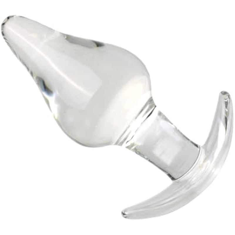 Large Butt Plug,Crystal Glass Anal Plug,Adult Sex Toy,Prostate Massage,Anal Trainer,Bum Plug Bomb Plug,Anal Expander Training Masturbation For Adult Female Men Women Gay And Couples(Clear Glass)