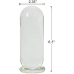 6.3" Huge Round Glass Butt Plug Large Crystal Anal Plug Anal Masturbation Butt Expander Anal Sex Toy