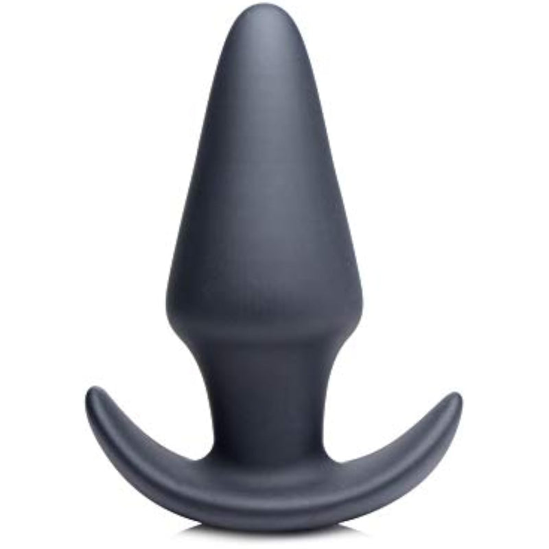 Lynx Bumping Silicone Anal Plug - Large Black