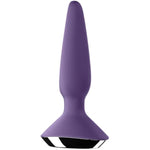 Plug-Ilicious 1 Connect App | Plug Vibrator | 2 Powerful Motors | Waterproof (Ipx7) | Rechargeable Battery | Skin-Friendly Silicone (Purple)