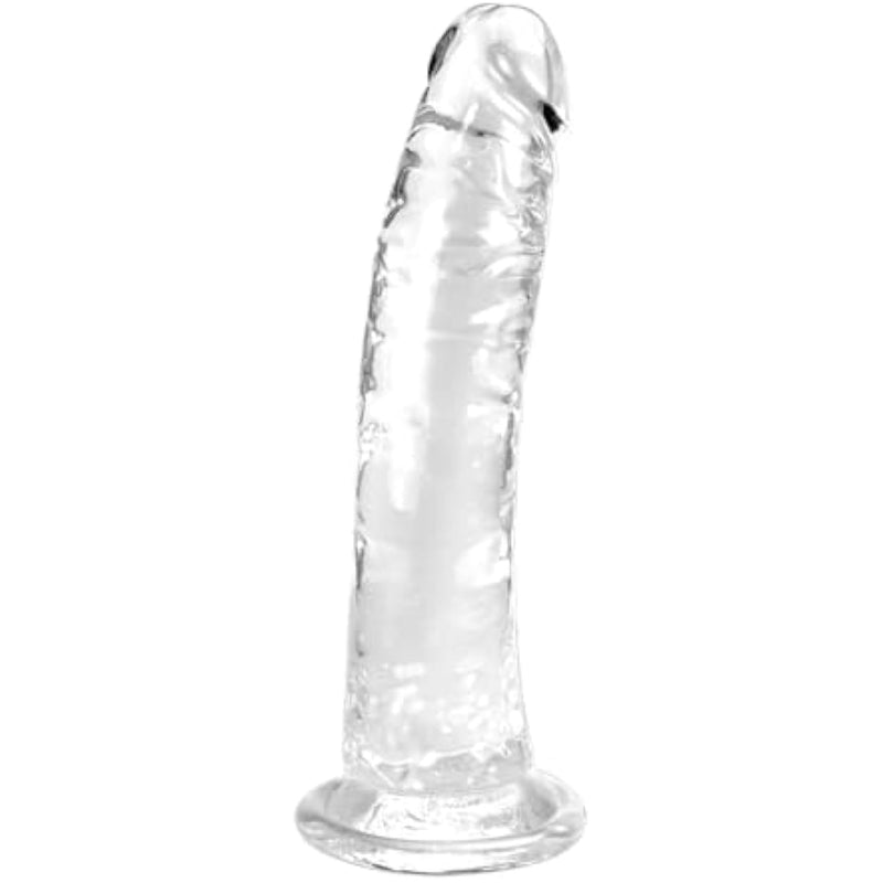 9.6 Inch Big Clear Realistic Dildo For Sex Women'S, Body-Safe Material Lifelike Large Penis With Strong Suction Cup For Hands-Free Anal Play For Man Couple
