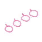 Pink Chastity Cage Male Flat Chastity Devices Lock Design Small Chastity Cage Male Penis Cage Cock Cage Bdsm Toys For Couples Sex 680 (Pink,Silicone Tube)
