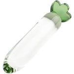 Crystal Anal Butt Plug Sex Toy - Transparent Radish Crystal Glass Anal Plug Dildo Anal Trainer Anal Dilator Masturbation Sex Toy For Women Men Couples Lover