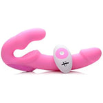 Urge Silicone Strapless Strap On With Remote, Pink (Af706)