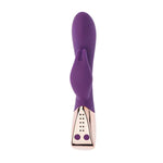Dual Stimulation Rabbit Vibrator with 10 Vibration Modes, Purple