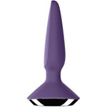 Plug-Ilicious 1 Connect App | Plug Vibrator | 2 Powerful Motors | Waterproof (Ipx7) | Rechargeable Battery | Skin-Friendly Silicone (Purple)