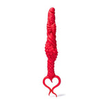 Long Dildo With Handle - Fantasy Anal Dildos For Men Women And Couples, Silicone Penis Adult Sex Toy For Prostate Stimulation & G-Spot, Tentacle Design Unisex For Sex Play (D303-New-F)