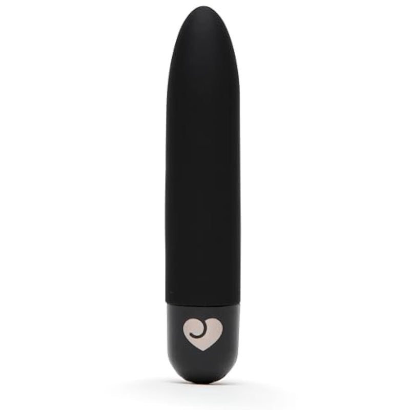 Mini Thrill Bullet Vibrator For Women | Silicone Mini Vibrator Bullet Personal Massager Adult Toy | 10 Vibration Modes | Rechargeable Clitoral Stimulator | Adult Sex Toys For Couples | Black