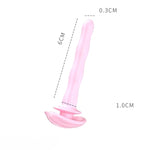 Colorful Resin Ventilated Breathable Chastity Cage - With Silicone Catheter (Rose Gold, M1)