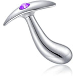 Anal Plug Trainer Kit With Flared Base Metal Butt Plugs Prostate Massage Temperature Stimulation Buttock Plug Trainer Adult Sex Toys For Men Women