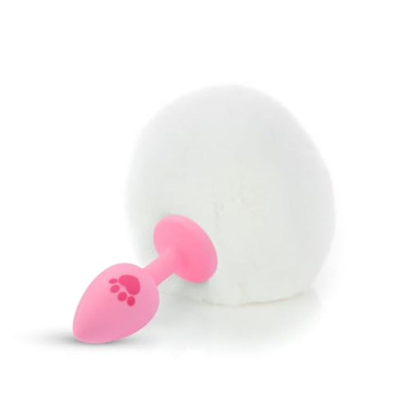 Bunny Tail Anal Butt Plug Silicone Anal Plug Cosplay Sexy Adult Toy Fluffy Rabbit Tail Sex Toys For Women Fun Sex Games Role Play Anal Training Adult Sex Toys