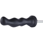 8.5" Silicone Dildo, 7" Insertable, Bead Butt Plug - Removable Kliclok System - Anal Pleasure, M Size Bird’S Head, Black