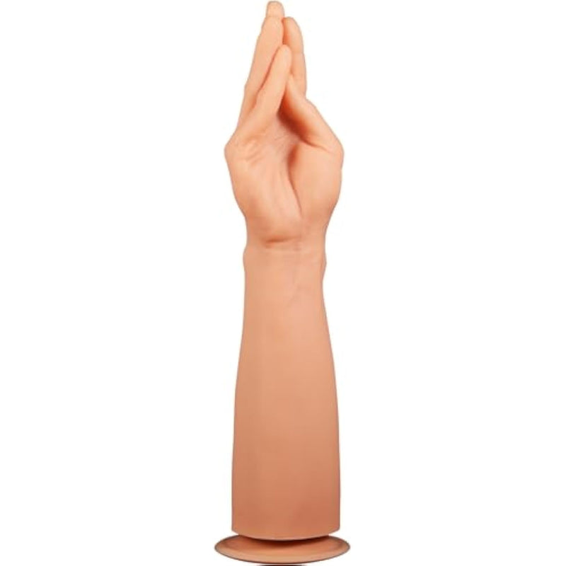 15" Fist Dildo,Realistic Lifelike Hand Dildos,Silicone Huge Anal Plug For Anal Stretching,Extra Large Fisting Dildo Anal Dilator With Strong Suction Cup,Adult Sex Toy For Women Men (Palm)