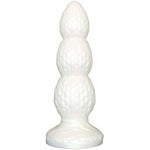 Huge Anal Beads For Anal Dilation Training Liquid Silicone Anal Plugs With Strong Suction Cups Cone Dildos For Female And Male (L)