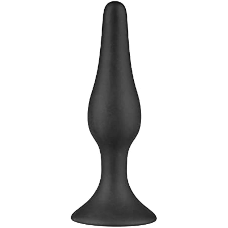 Anal Dildo With Suction Cup - Anal Plug, Butt Plug, Conical Shape, Flexible Shaft, Skin-Friendly Silicone - 11Cm Length
