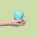 Casco Menstrual Cup & Case - Medical Grade Silicone Period Cup Made in Maine USA, Reusable Menstrual Cup (Standard2 - High Cervix/Post Childbirth)