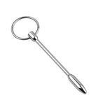 Metal Smooth Urethral Sounds Catheter Plug Stainless Steel Urethral Masturbation Rod With Penis Cock Rings