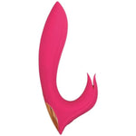 Eve’S Bliss Vibrator, Dual Motors For Clitoral & G Spot Stimulation, 10 Vibration Functions, Waterproof Rechargeable Adult Toy, Rose Gold Silicone Design, Submersible & Body Safe, 7", Pink