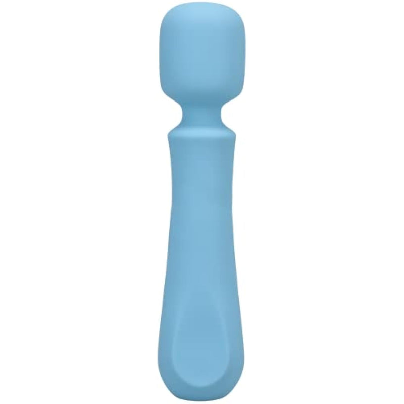 Doc Johnson Ritual - Euphoria - 10 Function Wand Vibrator - Silicone and Rechargeable - Discreet, Blue