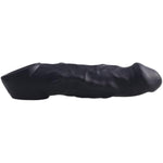 Mega Sheath - Dual Density Silicone Cock Sleeve W/Ball Stretcher To Enlarge & Thicken - Dildo Penis Pump To Prolong - Adult Male Sex Toys For Men Couple - Jet Black