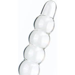 Crystal Anal Bead Butt Plug - Clear Glass Anal Plug Anal Trainer Bead Dildo Vaginal Prostate Massager Masturbation Anal Sex Toy For Men Women Couple
