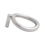 Male Chastity Cage Closed Ring Ergonomic Design 304 Stainless Steel Cock Cage Base Ring H1050 (1.97 Inch / 50Mm)