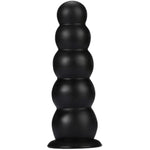 Anal Bead Butt Plug Trainer - Anal Bead Butt Plug Dildo With 5 Gradual Large Bead, Anus Dilator Anal Ball Anal Plug Prostate Massage Vaginal Anal Sex Toys For Men Women (Black)