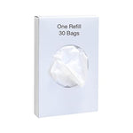 Universal Feminine Disposal Bags for Menstrual Care Products 4 Pack -30ct Refill Box- for Disposal of Tampons, Pads, Hygiene Products